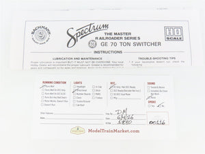 HO Scale Bachmann Spectrum 81106 Bethlehem Steel GE 70-Ton Diesel Switcher #47