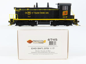 HO Scale Broadway Limited BLI 6745 DTS EMD SW7 Diesel Switcher #117 - Paragon4
