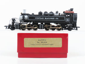 HO Scale Mantua 351-014 Uintah Railway 2-6-6-2T Articulated Logger Steam #51