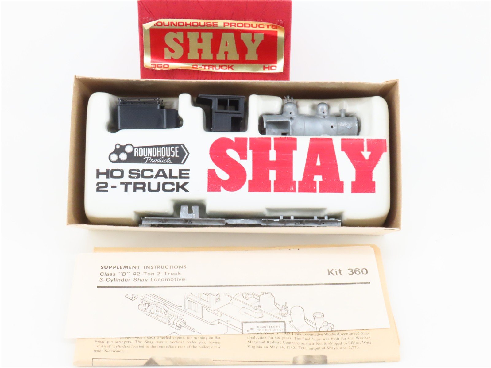 HO Scale Roundhouse Kit 360 Undecorated Class 