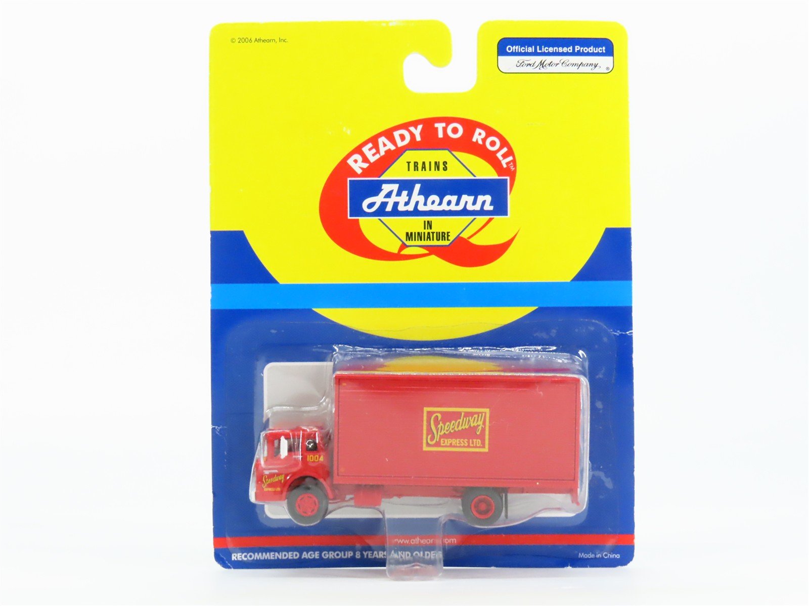 HO 1/87 Scale Athearn 27645 Speedway Express Ford C-Series Box Truck - SEALED