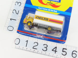 HO 1/87 Scale Athearn 2749 DELTA Ford C-Series Truck w/ Van Body