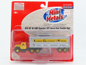 HO 1/87 Scale CMW Mini Metals 31115 ICX IH R-190 Tractor w/32' Aero-Van Trailer