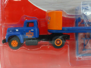 HO CMW Mini Metals 31122 Roadway IH R-190 Tractor w/32' Flatbed Trailer - SEALED