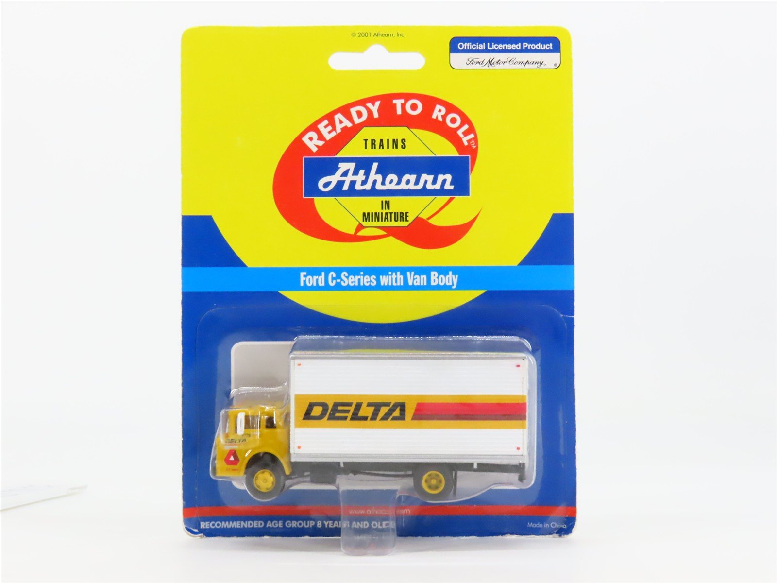 HO 1/87 Scale Athearn 2749 DELTA Ford C-Series Truck w/ Van Body - SEALED
