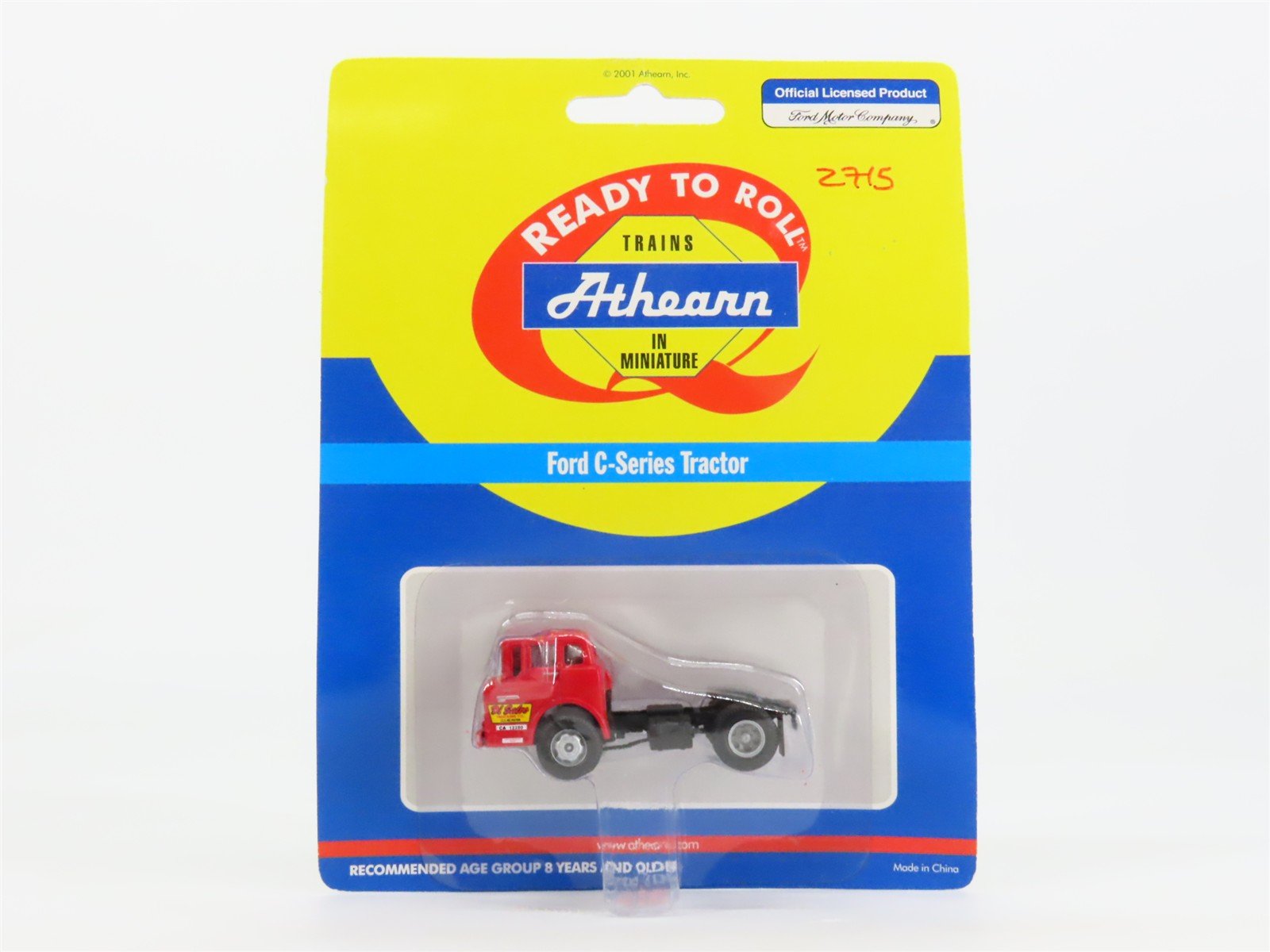 HO 1/87 Scale Athearn 02708 Di Salvo (Red) Ford C-Series Tractor - SEALED