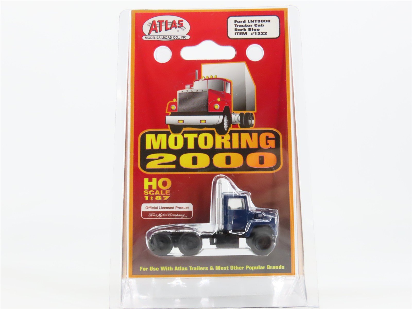 HO 1/87 Scale Atlas Motoring 2000 #1222 Dark Blue Ford LNT 9000 Tractor Cab