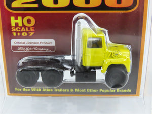 HO 1/87 Scale Atlas Motoring 2000 #1228 Yellow Ford LNT 9000 Tractor Cab