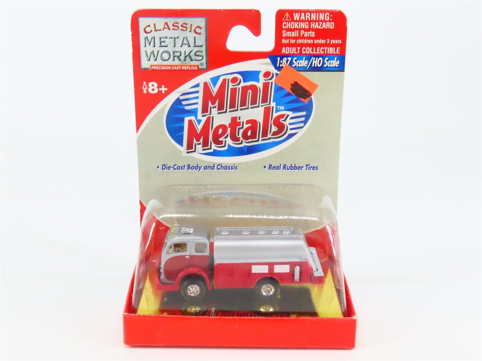 HO 1/87 Scale CMW Mini Metals 30112 Red/Gray '53 White 3000 Fuel Delivery Truck