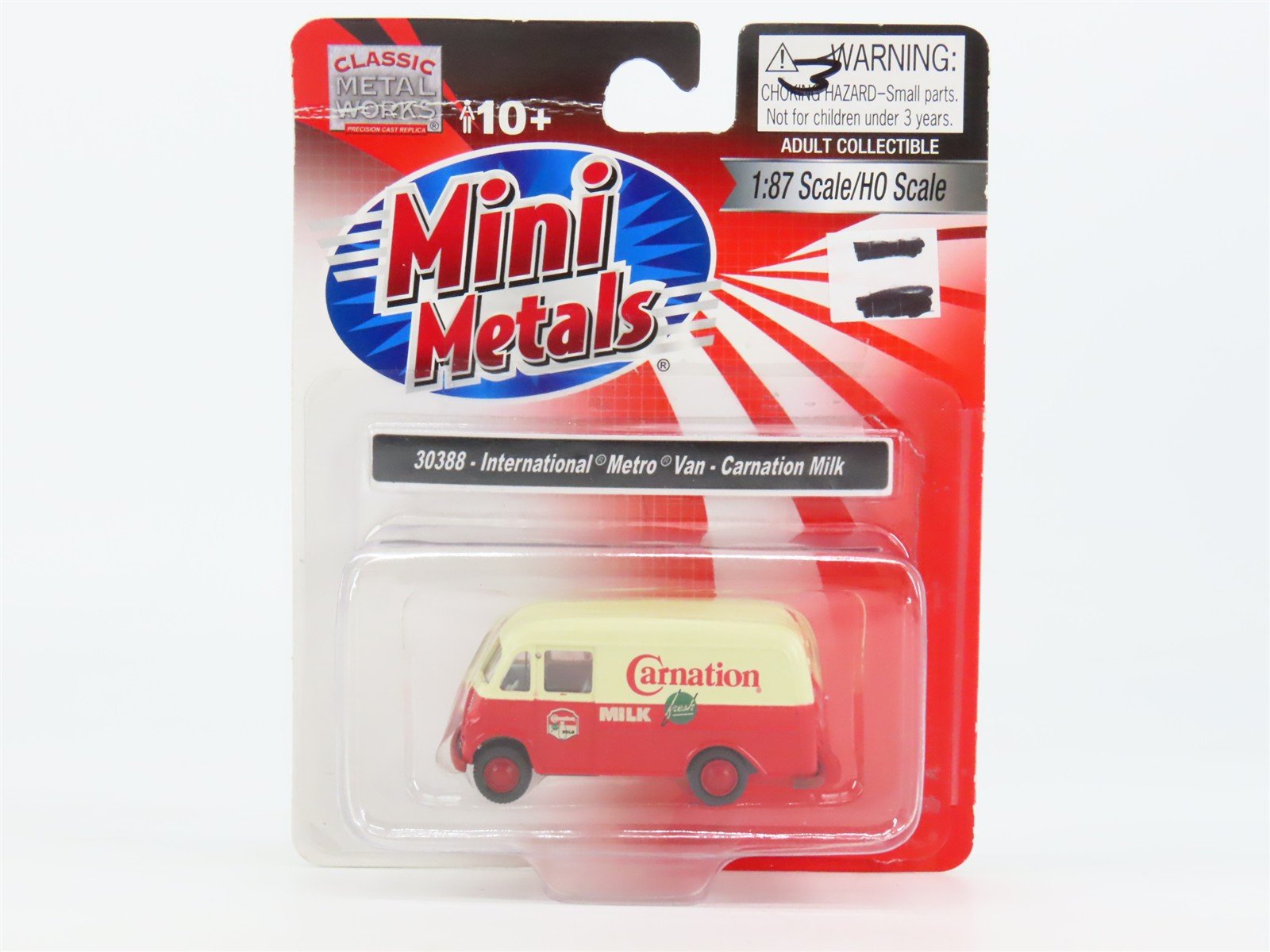 HO 1/87 Scale CMW Mini Metals 30388 Carnation Milk International Metro Van