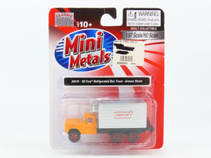 HO 1/87 Scale CMW Mini Metals 30416 Armour Meats '60 Ford Box Truck - SEALED