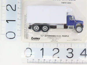 HO 1/87 Scale Boley 4003-27 Dark Blue/White Refrigerated Box Truck - SEALED