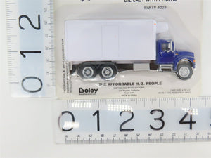 HO 1/87 Scale Boley 4003-27 Dark Blue/White Refrigerated Box Truck - SEALED