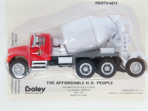 HO 1/87 Scale Boley 4011 Red/White International Cement Truck - SEALED
