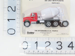 HO 1/87 Scale Boley 4011 Red/White International Cement Truck - SEALED
