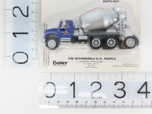HO 1/87 Scale Boley 4011 Dark Blue/Silver International Cement Truck - SEALED