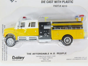 HO 1/87 Scale Boley 4010 Yellow International Fire Truck - SEALED