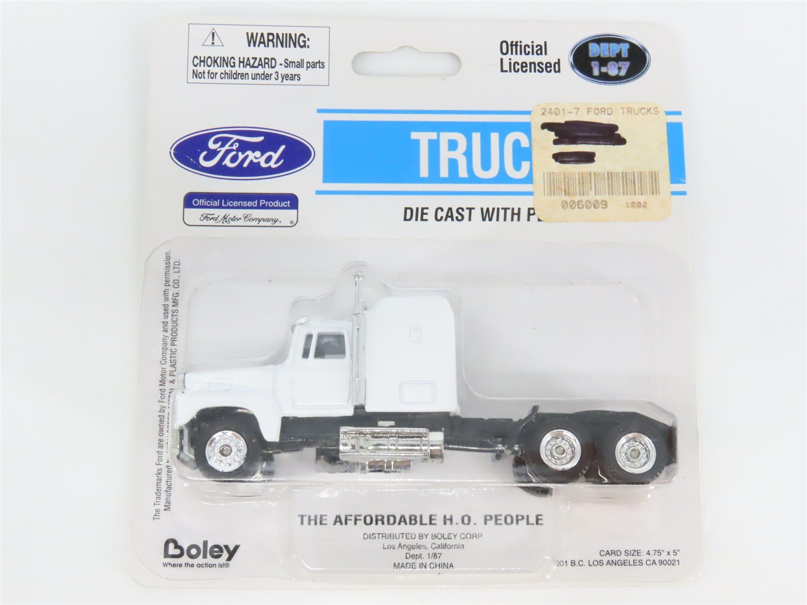 HO 1/87 Scale Boley 2401-7 White Ford Tractor-Unit - SEALED