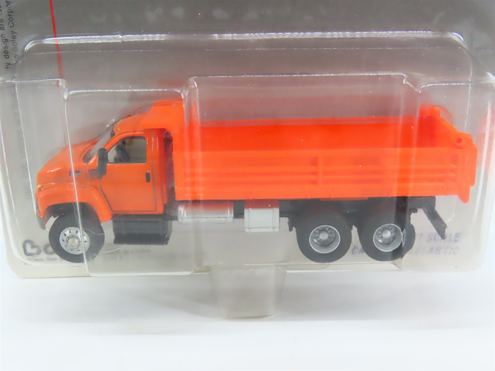 HO 1/87 Scale Boley 3010-99 Orange GMC Topkick 3-Axle Dump Truck - SEALED