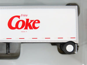 HO 1/87 Scale Athearn 8243 Coca-Cola Ford C-Series Truck w/ 28' Pup Trailer