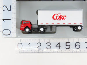 HO 1/87 Scale Athearn 8243 Coca-Cola Ford C-Series Truck w/ 28' Pup Trailer