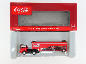 HO 1/87 Scale Athearn 8233 Coca-Cola Ford C-Series Truck w/ Beverage Trailer