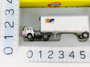 HO 1/87 Scale Athearn 90984 ANR / YRC Ford C Semi-Truck w/ 28' Wedge Trailer