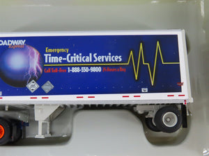HO 1/87 Scale Athearn 91036 Roadway Ford C-Series Semi-Truck w/28' Wedge Trailer