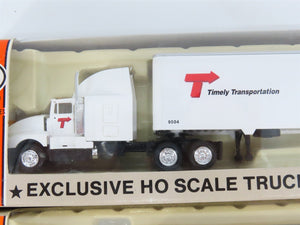 LOT of 5 HO 1/87 Scale Con-Cor Semi-Trucks - Rollins, Manville, CMS, & More