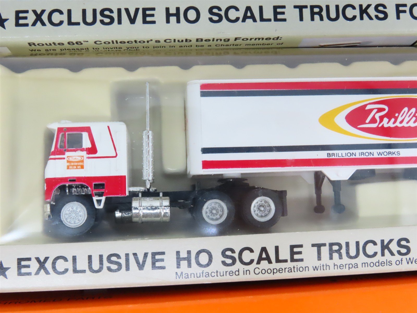 LOT of 5 HO 1/87 Scale Con-Cor Semi-Trucks - Rollins, Manville, CMS, & More