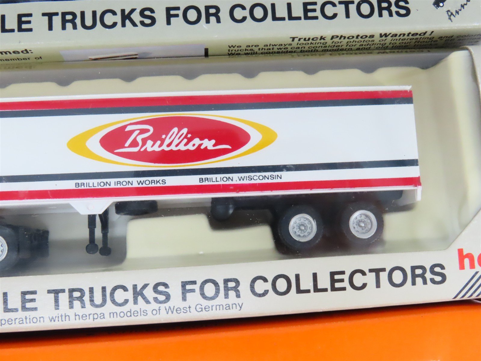 LOT of 5 HO 1/87 Scale Con-Cor Semi-Trucks - Rollins, Manville, CMS, & More
