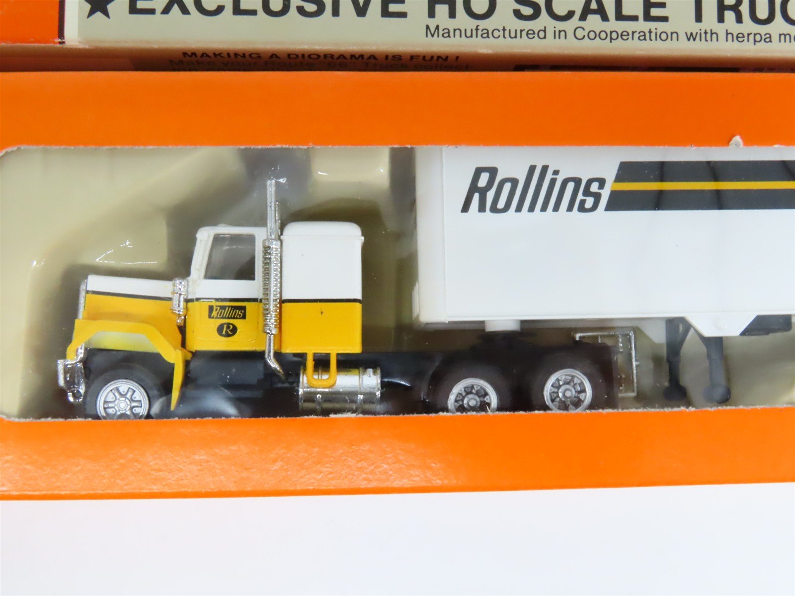 LOT of 5 HO 1/87 Scale Con-Cor Semi-Trucks - Rollins, Manville, CMS, & More