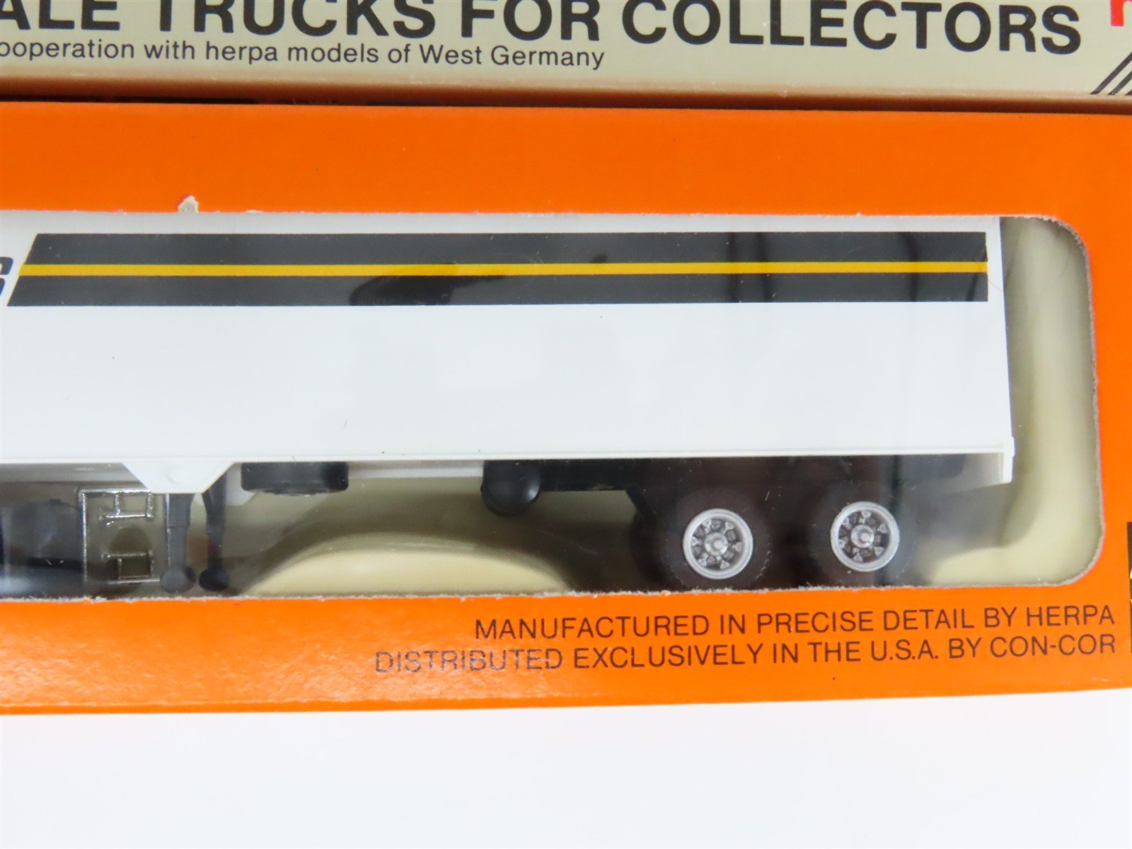 LOT of 5 HO 1/87 Scale Con-Cor Semi-Trucks - Rollins, Manville, CMS, & More