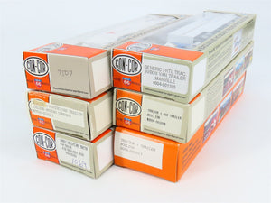LOT of 5 HO 1/87 Scale Con-Cor Semi-Trucks - Rollins, Manville, CMS, & More