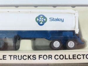 LOT of 2 HO 1/87 Scale Con-Cor Staley & SeaLand Semi-Trucks w/ Special Trailers