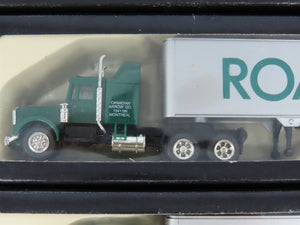 LOT of 3 HO 1/87 Scale Herpa 950229 Roadway Kenworth Semi-Trucks