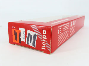 HO 1/87 Scale Herpa 6174 Red Semi-Truck w/ Yellow Step Deck Trailer