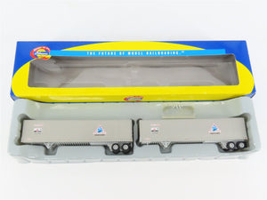 HO Scale Athearn 73355 COER Crab Orchard & Egyptian 45' Z-Van Trailers 2-Pack