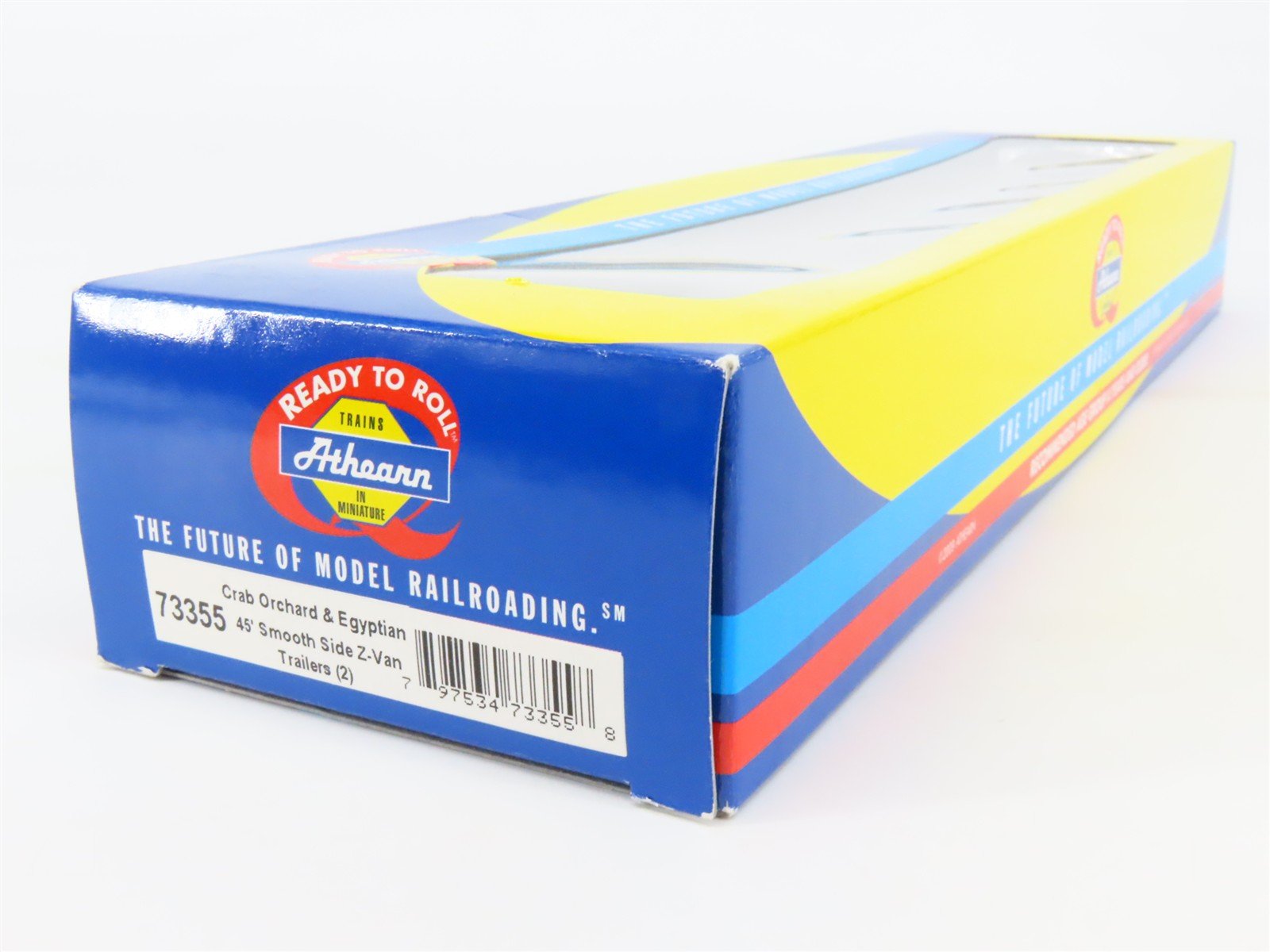 HO Scale Athearn 73355 COER Crab Orchard & Egyptian 45' Z-Van Trailers 2-Pack
