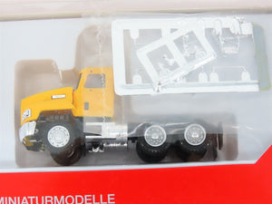 LOT of 2 HO 1/87 Scale Herpa Orange & Yellow Cab Semi-Tractors