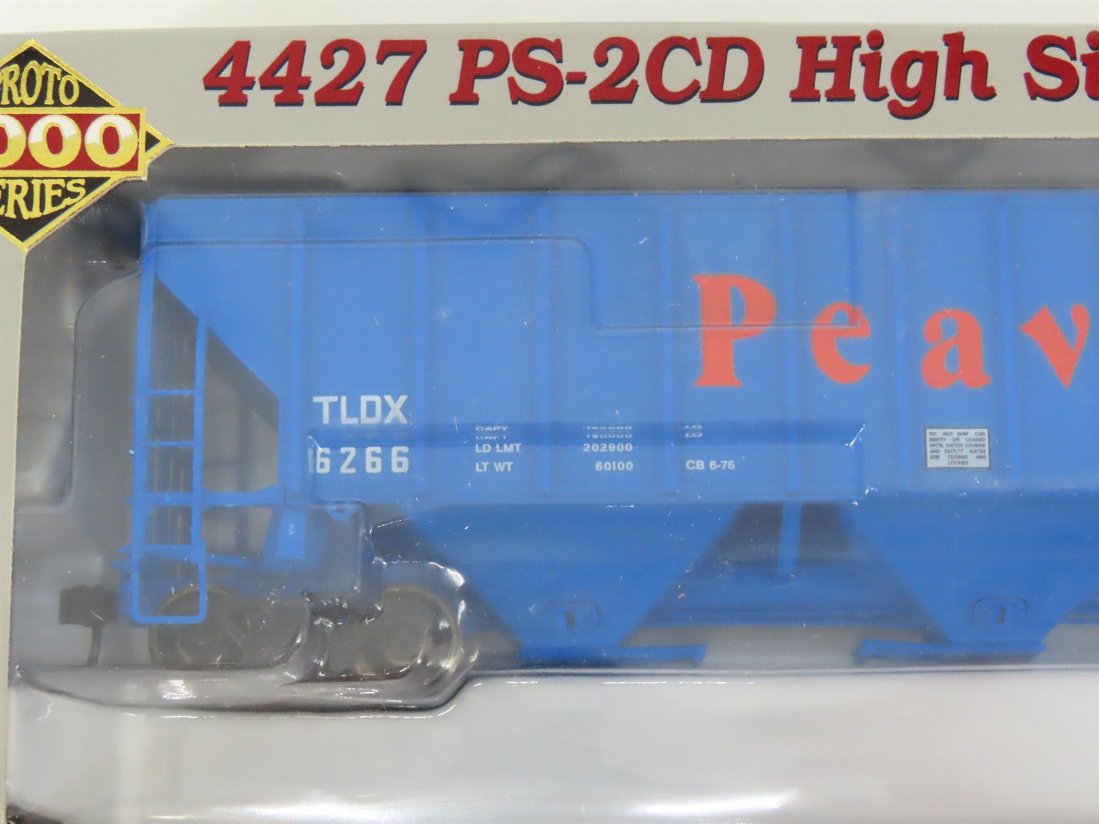 HO Proto 2000 21444/21532 TLDX Peavey 3-Bay PS-2CD Covered Hoppers 2-Pack