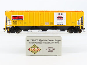 HO Proto 2000 21337 TLDX E&D Early & Daniel 3-Bay PS-2CD Covered Hopper #7680