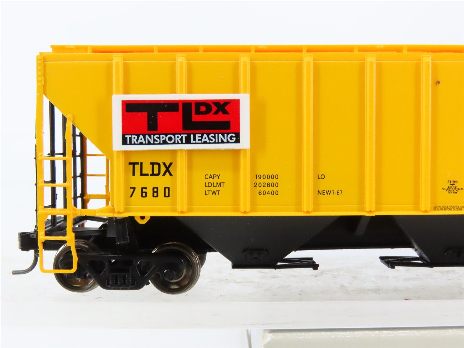 HO Proto 2000 21337 TLDX E&D Early & Daniel 3-Bay PS-2CD Covered Hopper #7680