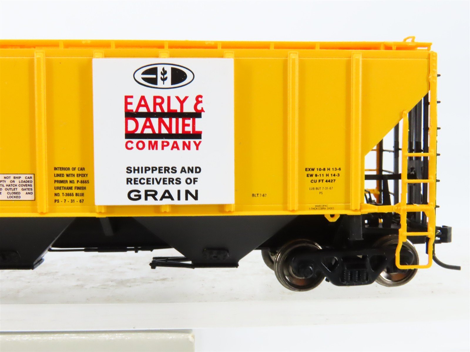 HO Proto 2000 21337 TLDX E&D Early & Daniel 3-Bay PS-2CD Covered Hopper #7680