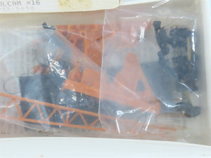 HO Scale Walthers Kit #932-5610 Vulcan Steel 25-Ton Crane Car #16