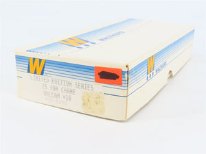 HO Scale Walthers Kit #932-5610 Vulcan Steel 25-Ton Crane Car #16