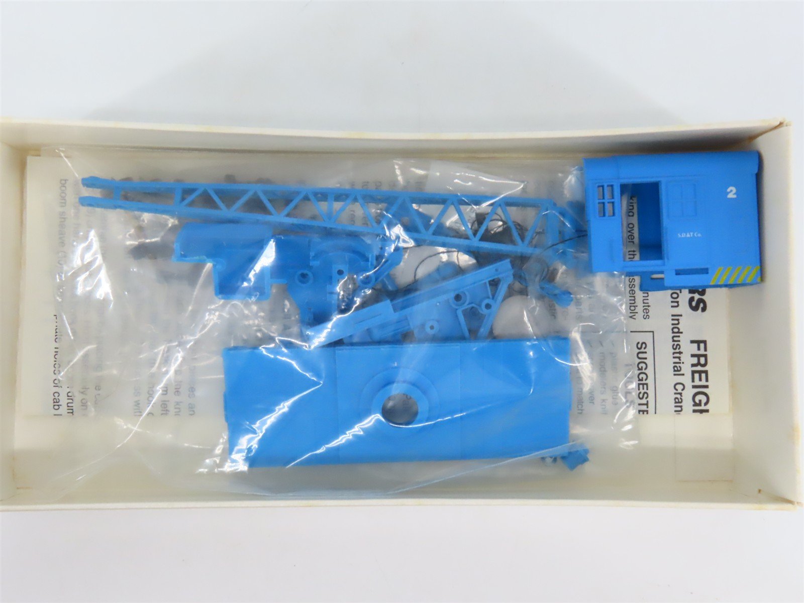 HO Scale Walthers Kit SD&T Co. Saginaw Dock & Terminal 25-Ton Crane Car #2