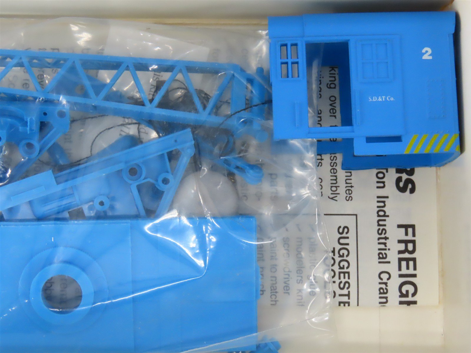 HO Scale Walthers Kit SD&T Co. Saginaw Dock & Terminal 25-Ton Crane Car #2