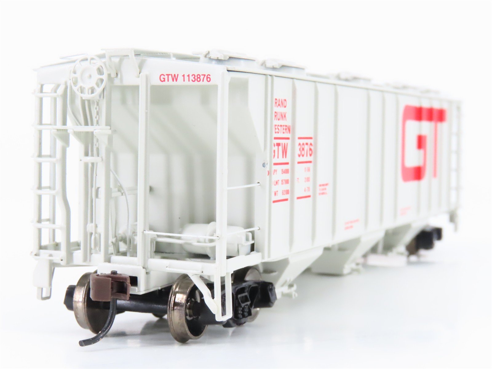 HO Athearn 93764/93765 GTW Grand Trunk Western PS 3-Bay Covered Hoppers 2-Pack