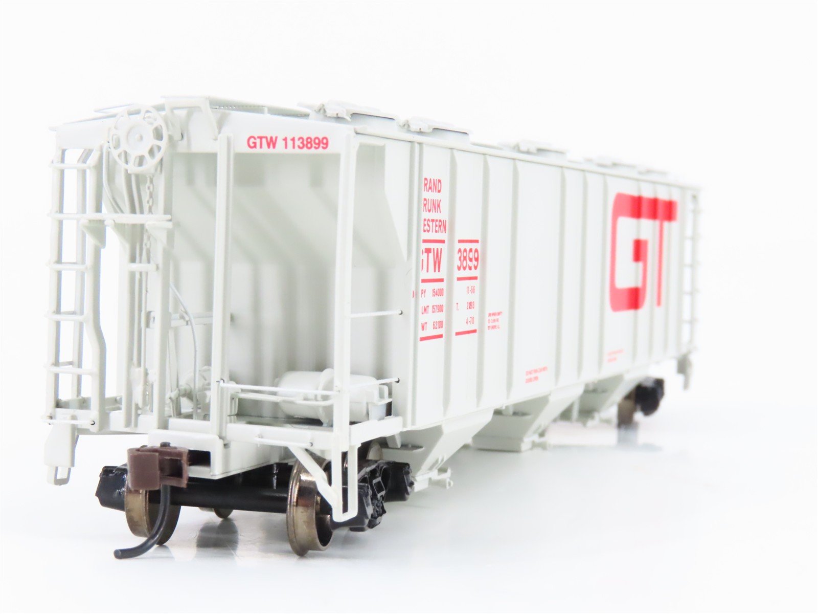 HO Athearn 93764/93765 GTW Grand Trunk Western PS 3-Bay Covered Hoppers 2-Pack